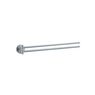 Smedbo NS326 17 in. Swing Arm Towel Bar in Brushed Chrome from the Studio Collection